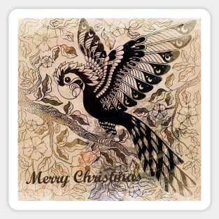 parrot christmas 2 Sticker